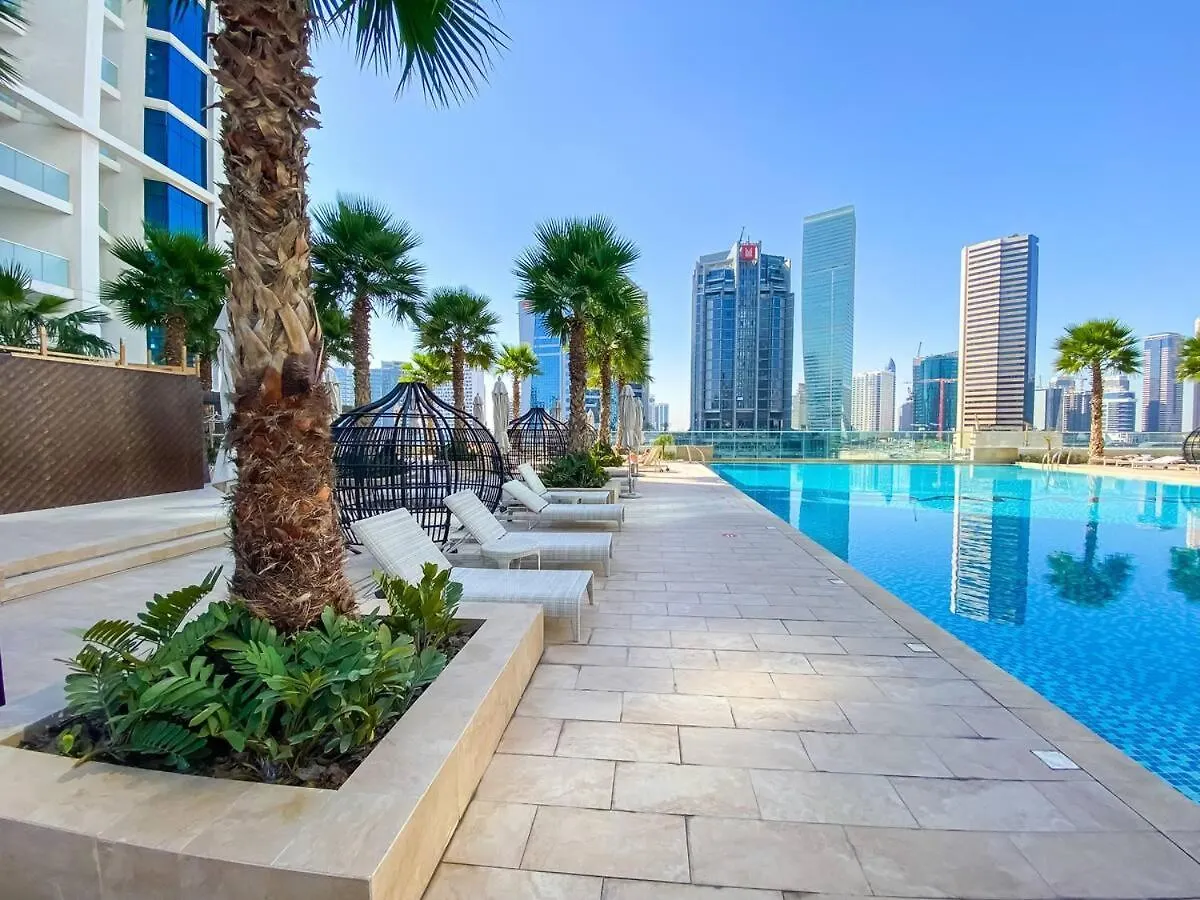 Apartmán Mystic - Damac Maison Prive Tower A Dubaj